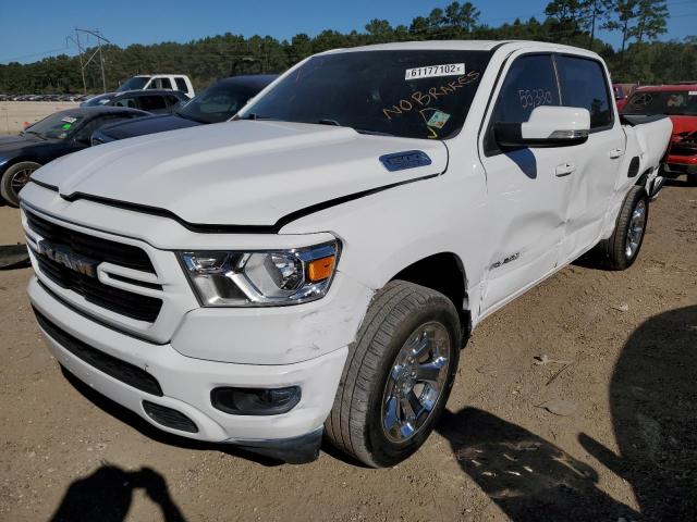 1C6RREFT5KN706289 - 2019 RAM 1500 BIG H WHITE photo 2