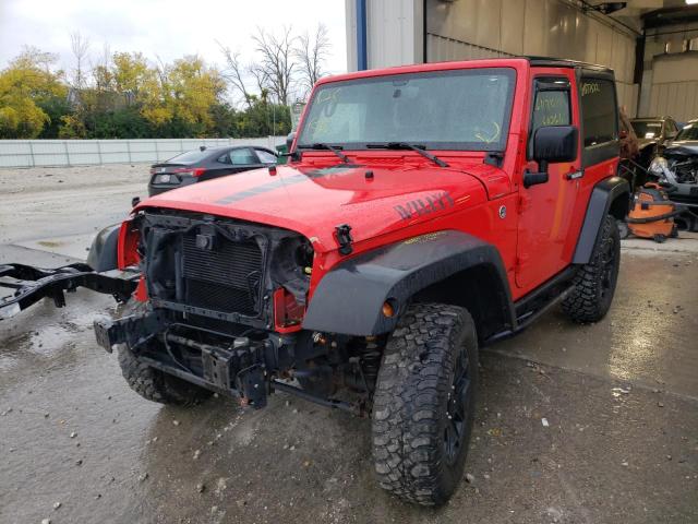 1C4AJWAG2HL712780 - 2017 JEEP WRANGLER S 红色 照片 2