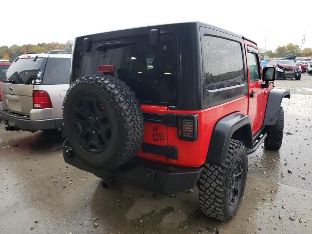 1C4AJWAG2HL712780 - 2017 JEEP WRANGLER S 红色 照片 4