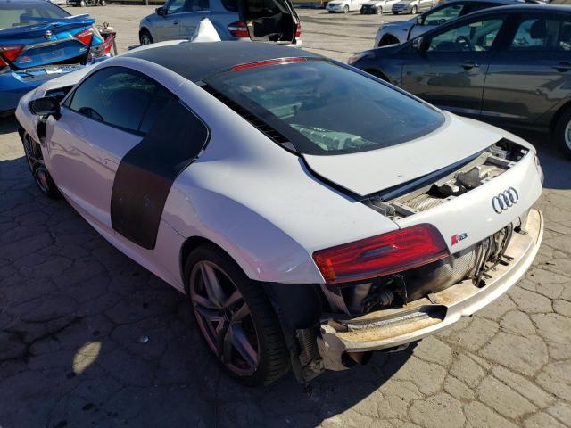 WUAANAFG3EN001611 - 2014 AUDI R8 5.2 QUA WHITE photo 3