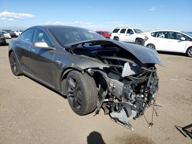 5YJSA1E25FF114270 - 2015 TESLA MODEL S Մոխրագույն լուսանկար 1