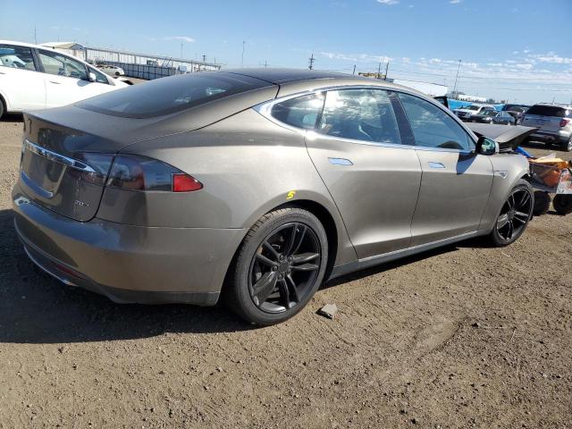 5YJSA1E25FF114270 - 2015 TESLA MODEL S Մոխրագույն լուսանկար 4