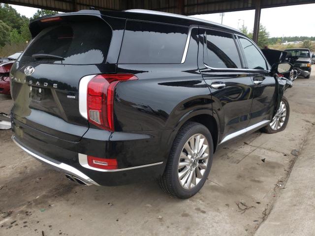 KM8R5DHE2LU120603 - 2020 HYUNDAI PALISADE L BLACK photo 4