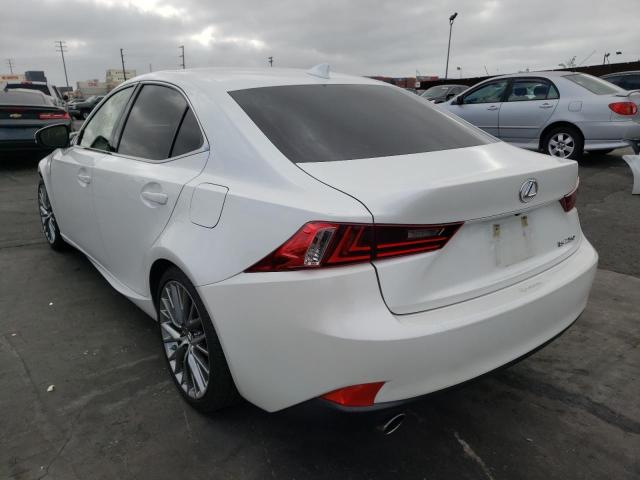 JTHBF1D20F5081651 - 2015 LEXUS IS 250 WHITE photo 3