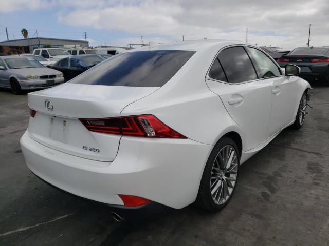 JTHBF1D20F5081651 - 2015 LEXUS IS 250 WHITE photo 4