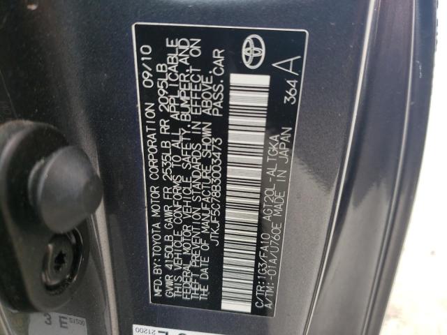 JTKJF5C78B3003473 - 2011 TOYOTA SCION TC 石墨色 照片 10