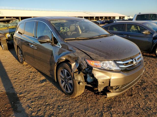 5FNRL5H99EB127319 - 2014 HONDA ODYSSEY TO GRAY photo 1