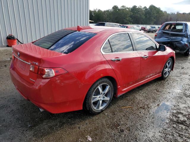 JH4CU2F8XDC007390 - 2013 ACURA TSX SE RED photo 4