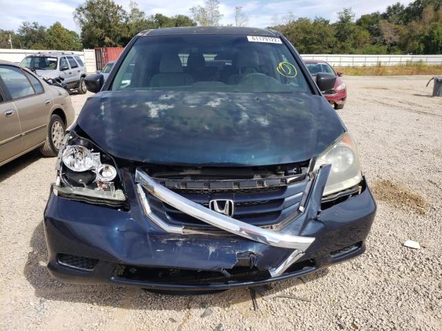 5FNRL3H22AB109276 - 2010 HONDA ODYSSEY LX BLUE photo 9