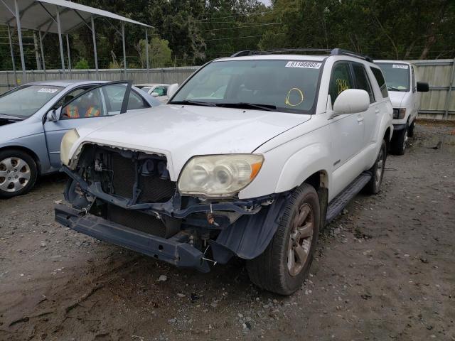 JTEZU17R078076332 - 2007 TOYOTA 4RUNNER LI WHITE photo 2