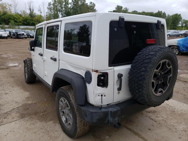 1C4BJWFG4EL199332 - 2014 JEEP WRANGLER U WHITE photo 3