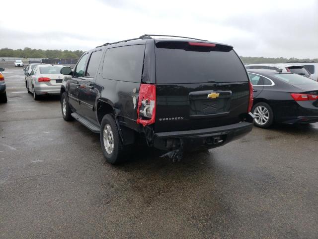 1GNSKJE73DR291729 - 2013 CHEVROLET SUBURBAN K BLACK photo 3