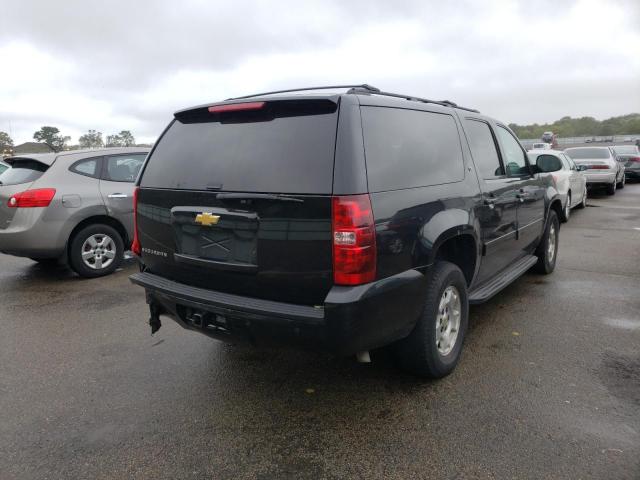 1GNSKJE73DR291729 - 2013 CHEVROLET SUBURBAN K BLACK photo 4