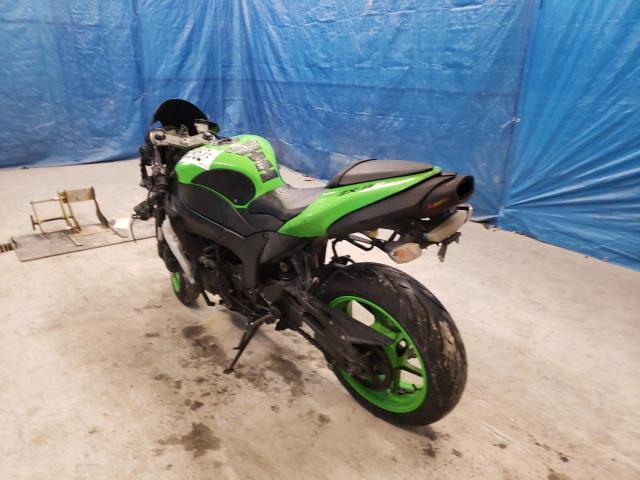 JKAZX4P168A040673 - 2008 KAWASAKI ZX600 P GREEN photo 3