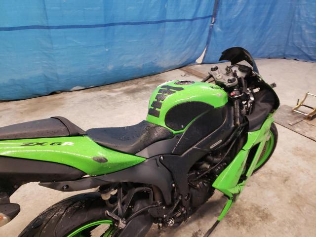 JKAZX4P168A040673 - 2008 KAWASAKI ZX600 P GREEN photo 5