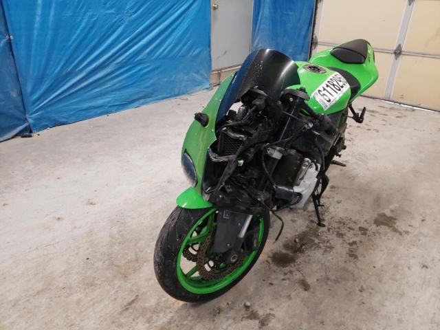 JKAZX4P168A040673 - 2008 KAWASAKI ZX600 P GREEN photo 9