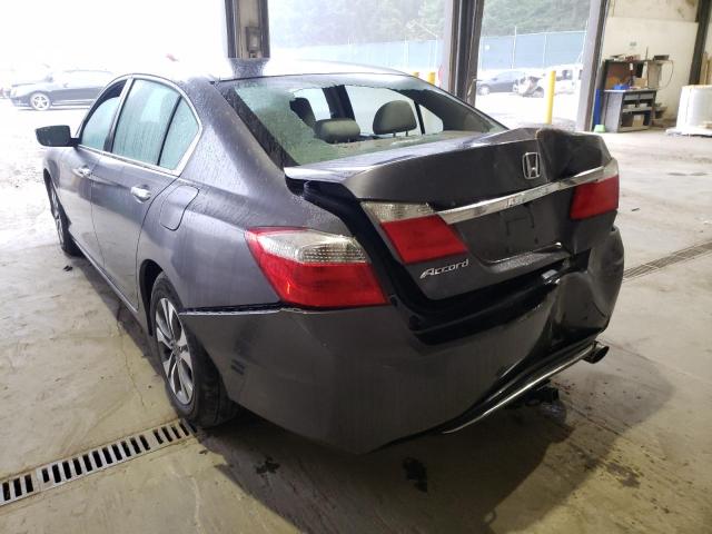 1HGCR2F38FA111786 - 2015 HONDA ACCORD LX GRAY photo 3