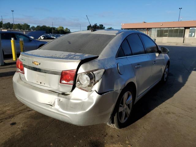 1G1P75SZ6E7399605 - 2014 CHEVROLET CRUZE SILVER photo 4