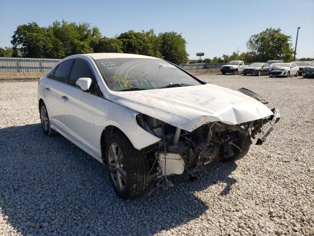 5NPE34AF0KH770129 - 2019 HYUNDAI SONATA LIM WHITE photo 1