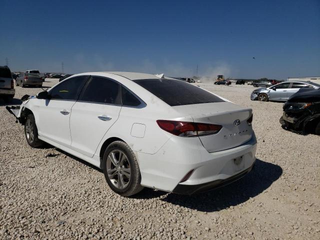 5NPE34AF0KH770129 - 2019 HYUNDAI SONATA LIM WHITE photo 3