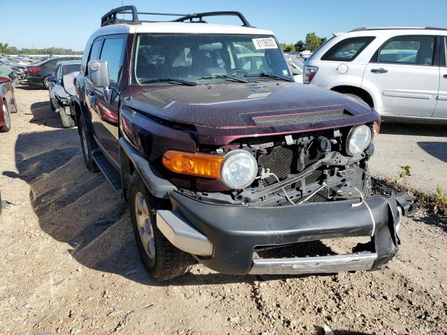 JTEBU11F870020461 - 2007 TOYOTA FJ CRUISER BURGUNDY photo 1