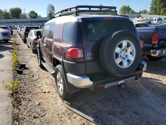 JTEBU11F870020461 - 2007 TOYOTA FJ CRUISER BURGUNDY photo 3