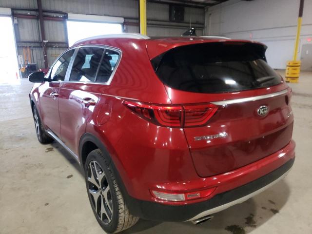 KNDPR3A66H7098902 - 2017 KIA SPORTAGE S RED photo 3