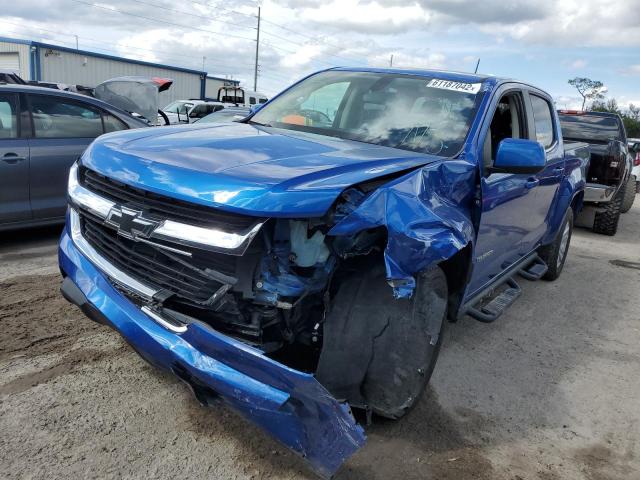 1GCGSCEN1J1156459 - 2018 CHEVROLET COLORADO L BLUE photo 2