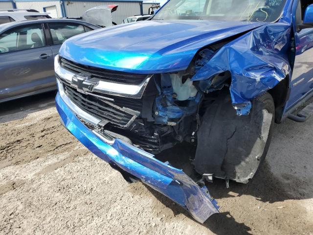 1GCGSCEN1J1156459 - 2018 CHEVROLET COLORADO L BLUE photo 9