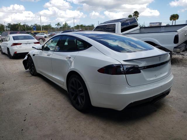 5YJSA1E67NF460760 - 2022 TESLA MODEL S Սպիտակ լուսանկար 3