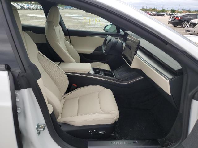 5YJSA1E67NF460760 - 2022 TESLA MODEL S Սպիտակ լուսանկար 5