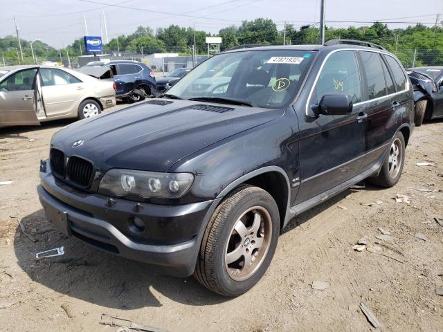 5UXFB33583LH49968 - 2003 BMW X5 4.4I BLACK photo 2