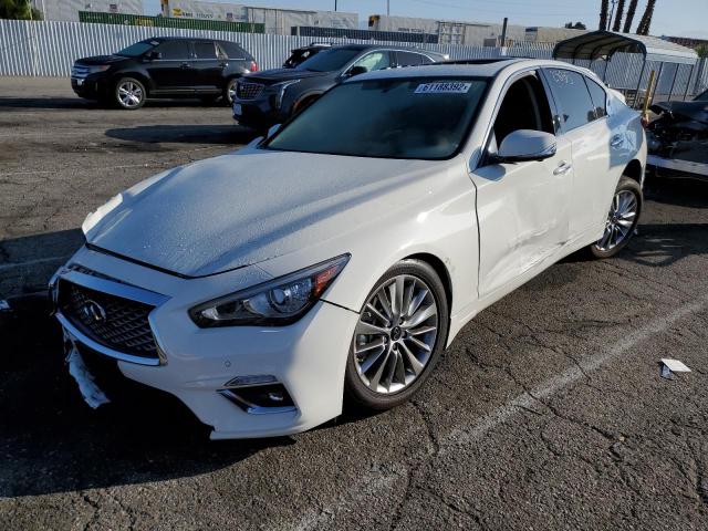 JN1EV7BP5NM310416 - 2022 INFINITI Q50 LUXE WHITE photo 2