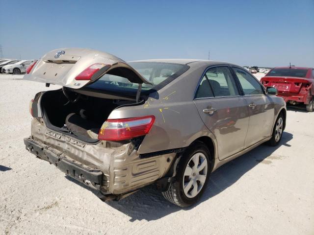 4T1BE46K67U656406 - 2007 TOYOTA CAMRY CE GOLD photo 4