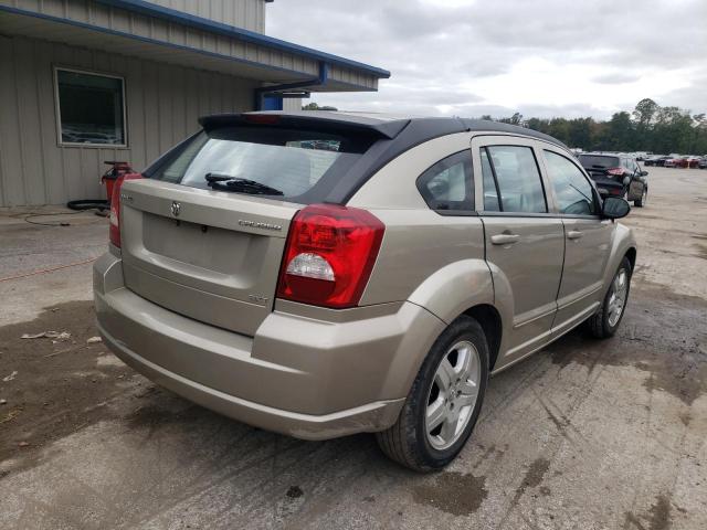 1B3HB48A49D213722 - 2009 DODGE CALIBER SX GOLD photo 4