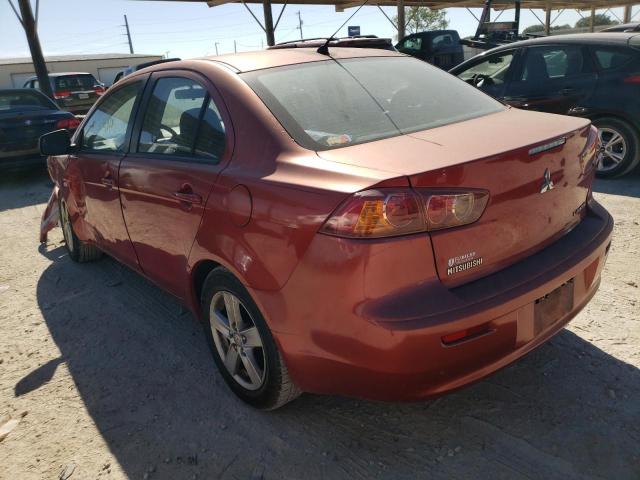 JA3AU26U59U017735 - 2009 MITSUBISHI LANCER ES/ RED photo 3