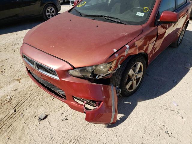 JA3AU26U59U017735 - 2009 MITSUBISHI LANCER ES/ RED photo 9