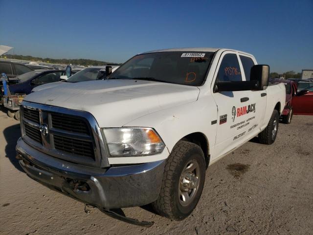 3C6TD4CT5CG260691 - 2012 DODGE RAM 2500 S WHITE photo 2