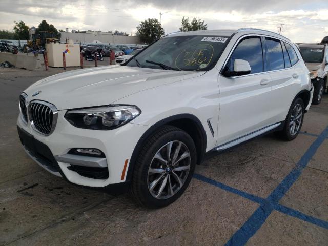 5UXTR9C5XKLD97945 - 2019 BMW X3 XDRIVE3 WHITE photo 2