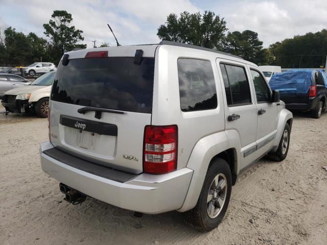 1J8GN28K38W210174 - 2008 JEEP LIBERTY SP GRAY photo 4