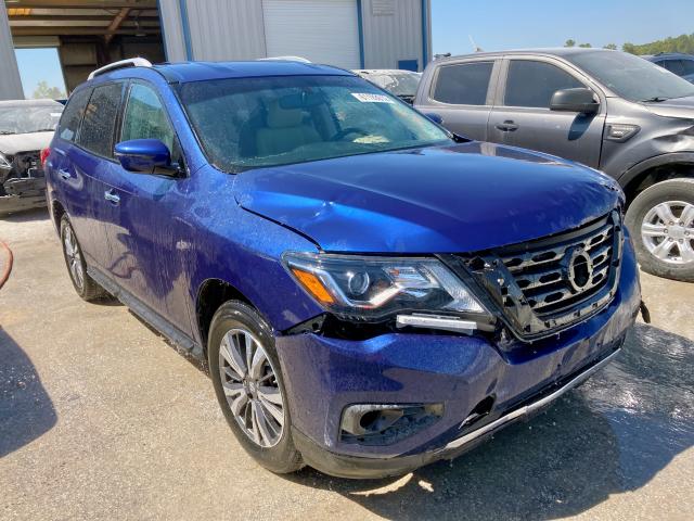 5N1DR2MN4JC647151 - 2018 NISSAN PATHFINDER BLUE photo 1