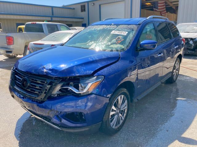 5N1DR2MN4JC647151 - 2018 NISSAN PATHFINDER BLUE photo 2