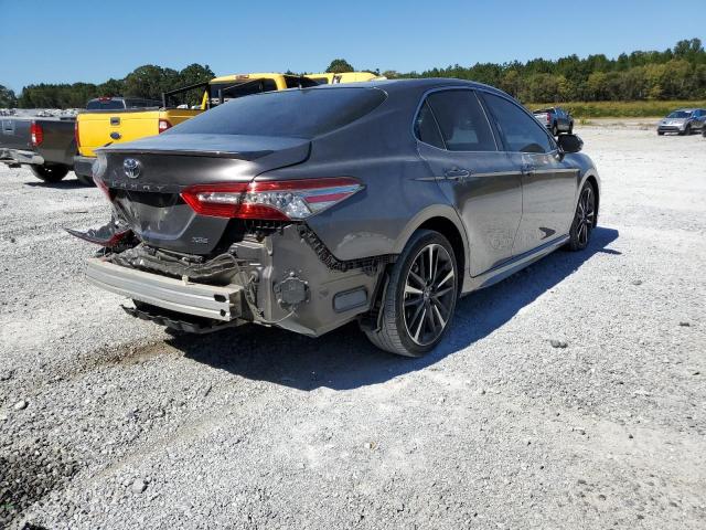 4T1BZ1HK9KU023696 - 2019 TOYOTA CAMRY XSE GRAY photo 4