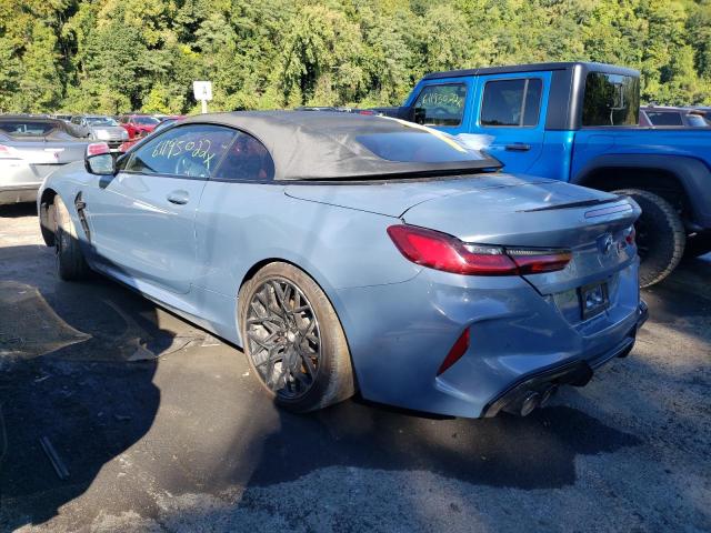 WBSDZ0C03NCH72772 - 2022 BMW M8 BLUE photo 3