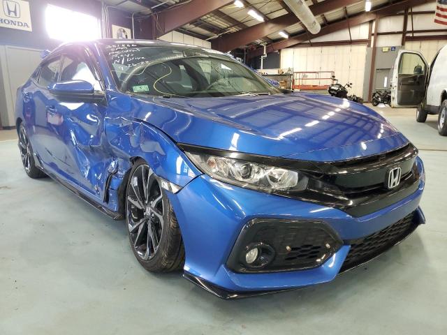 SHHFK7H41KU406120 - 2019 HONDA CIVIC SPOR 蓝色 照片 1