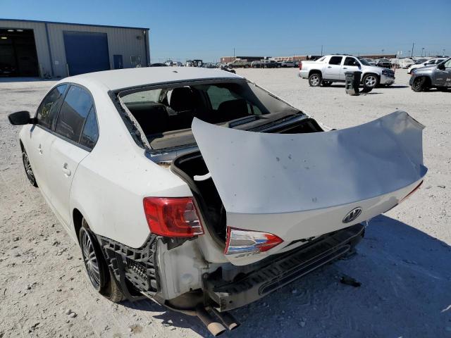 3VW2K7AJ4EM376690 - 2014 VOLKSWAGEN JETTA BASE 白色 照片 3