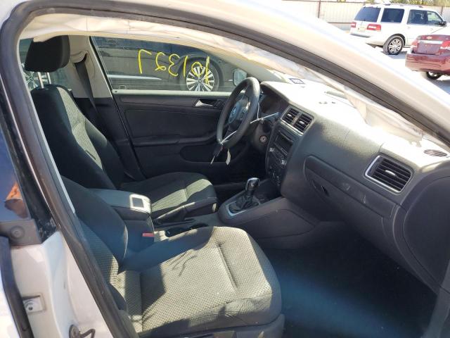 3VW2K7AJ4EM376690 - 2014 VOLKSWAGEN JETTA BASE 白色 照片 5