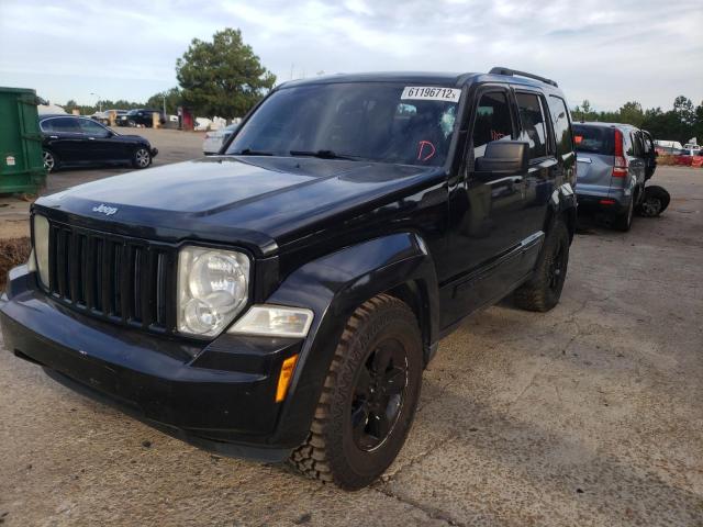 1J8GP28K69W540242 - 2009 JEEP LIBERTY SP BLACK photo 2