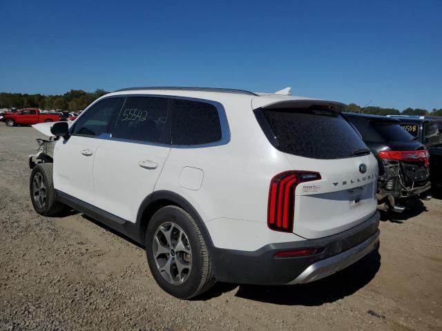 5XYP34HC8LG003528 - 2020 KIA TELLURIDE WHITE photo 3