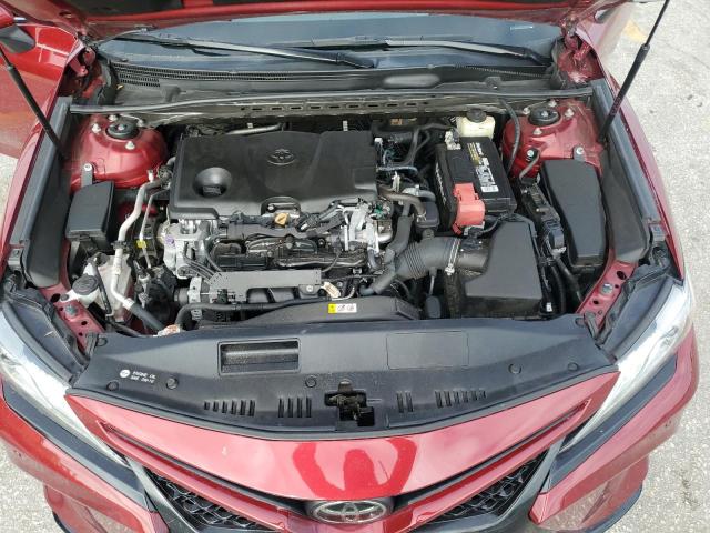 4T1B61HK1JU562711 - 2018 TOYOTA CAMRY XSE RED photo 7